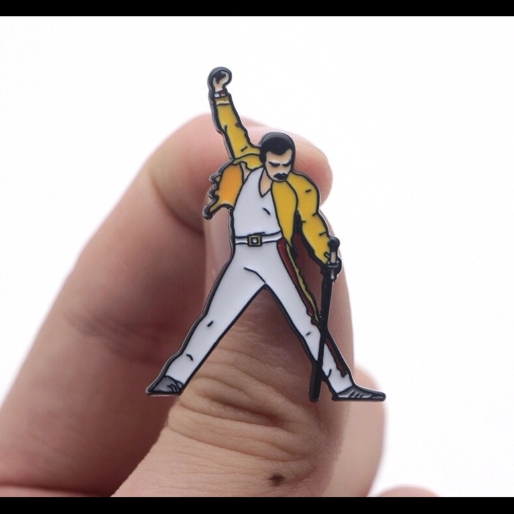 Freddy Mercury Enamel Pin